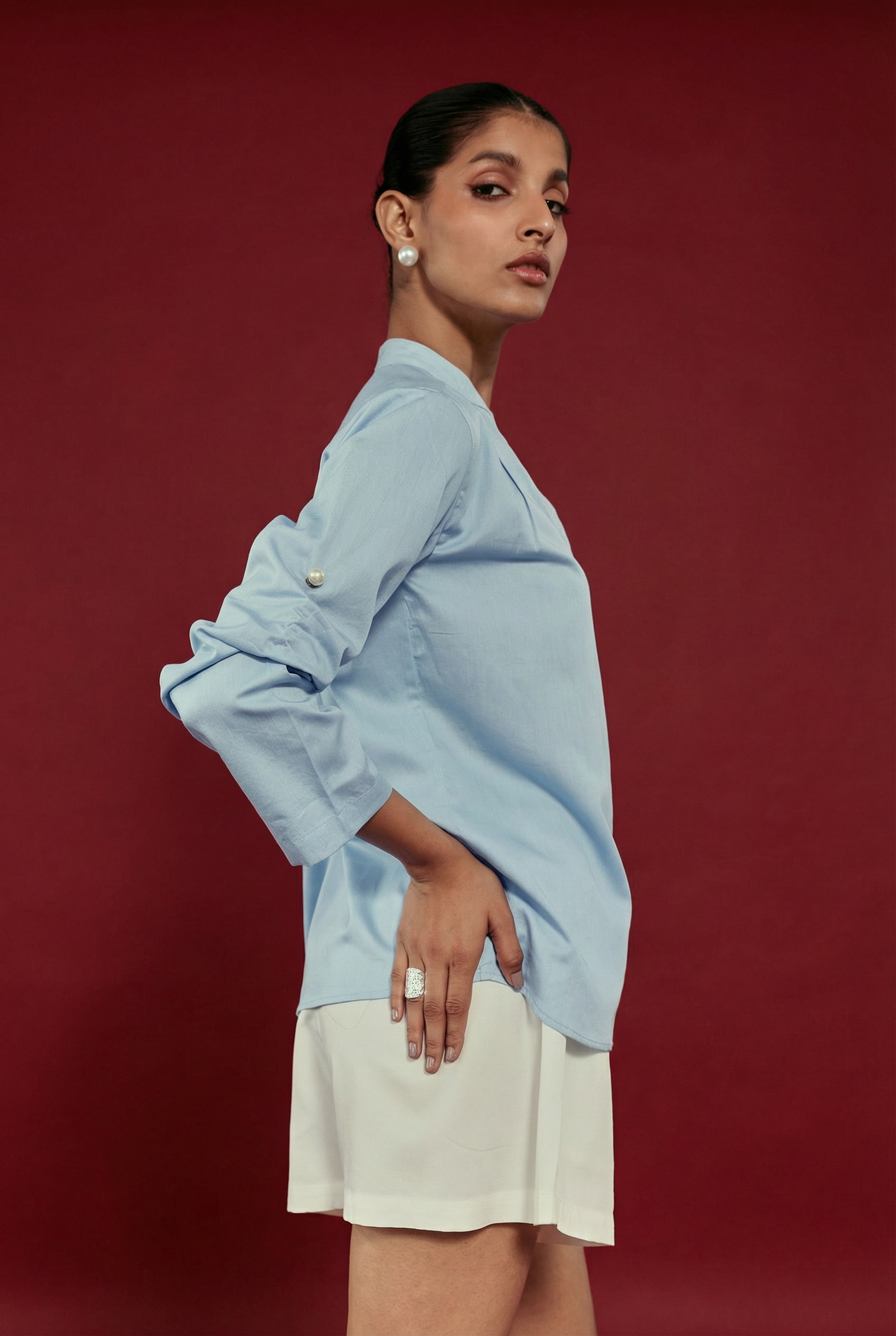 The Ease Pleat Shirt