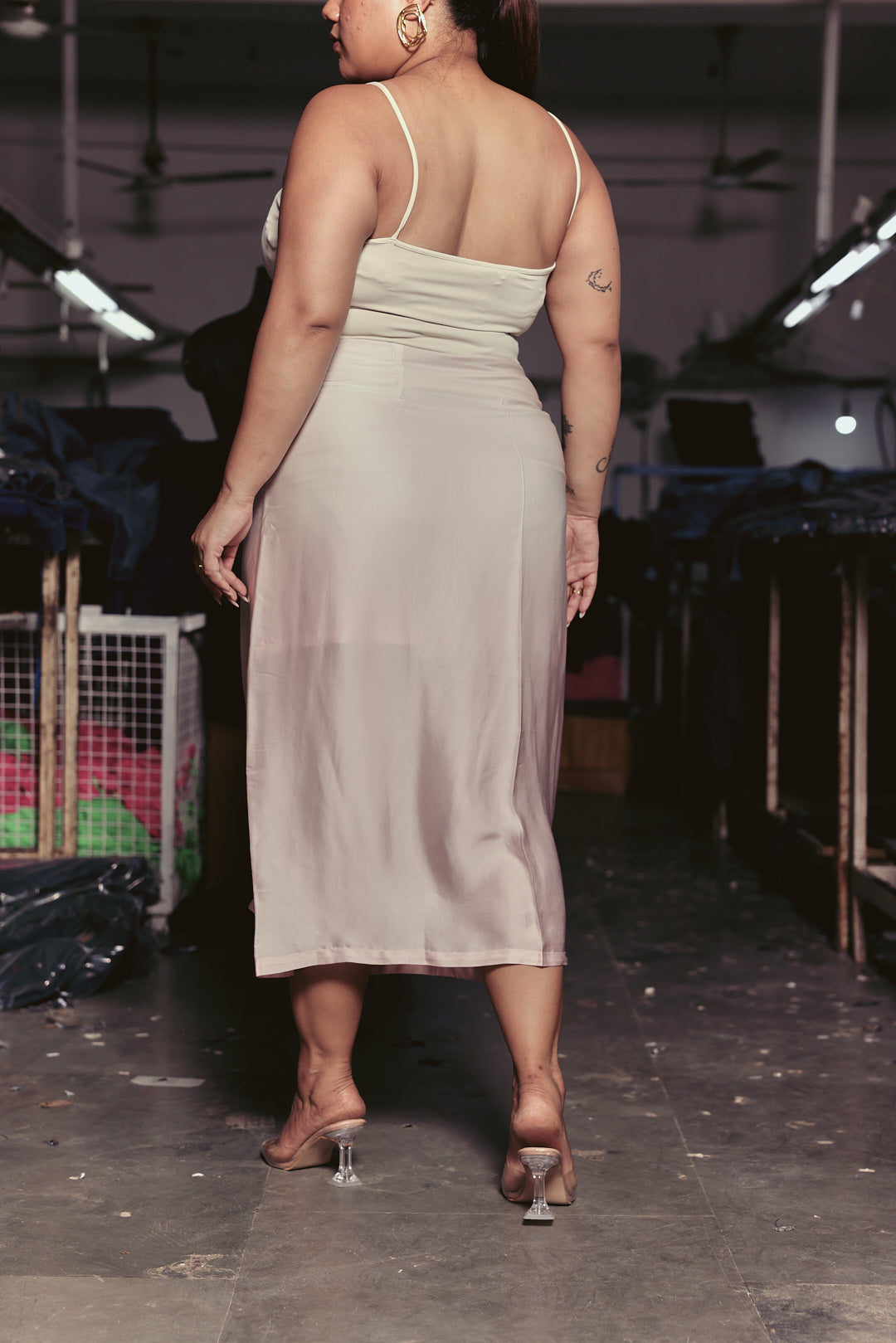 The Monowrap Skirt | Nude